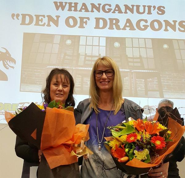 Whanganui Dragons Den winners Marie Grice and Jane Toy