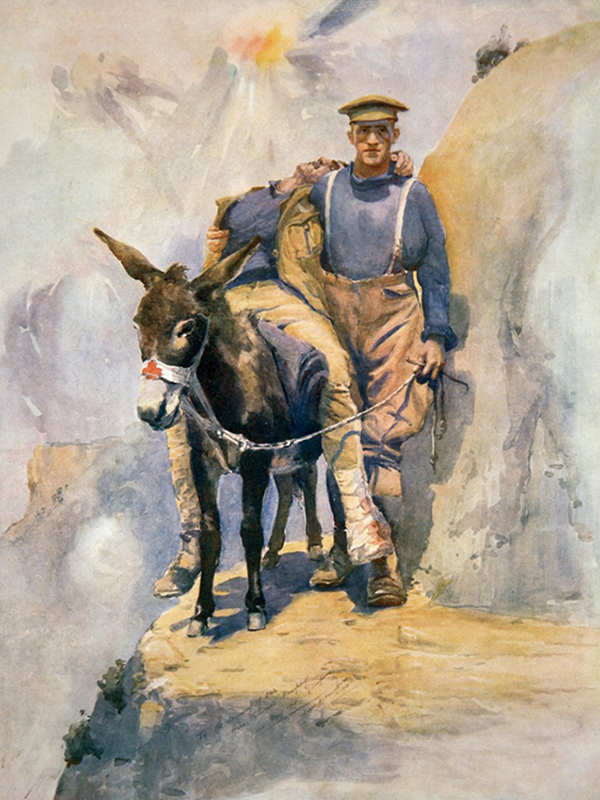 simpson donkey painting